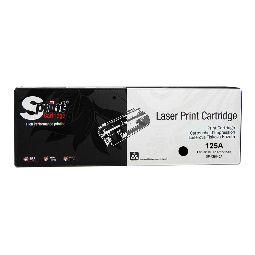 S PRINT CB540A / CE320A (125A-128A) CRG-716 BLACK TONER